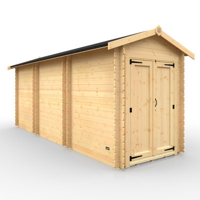 16.6 x 5.11 Ft. Log Cabin