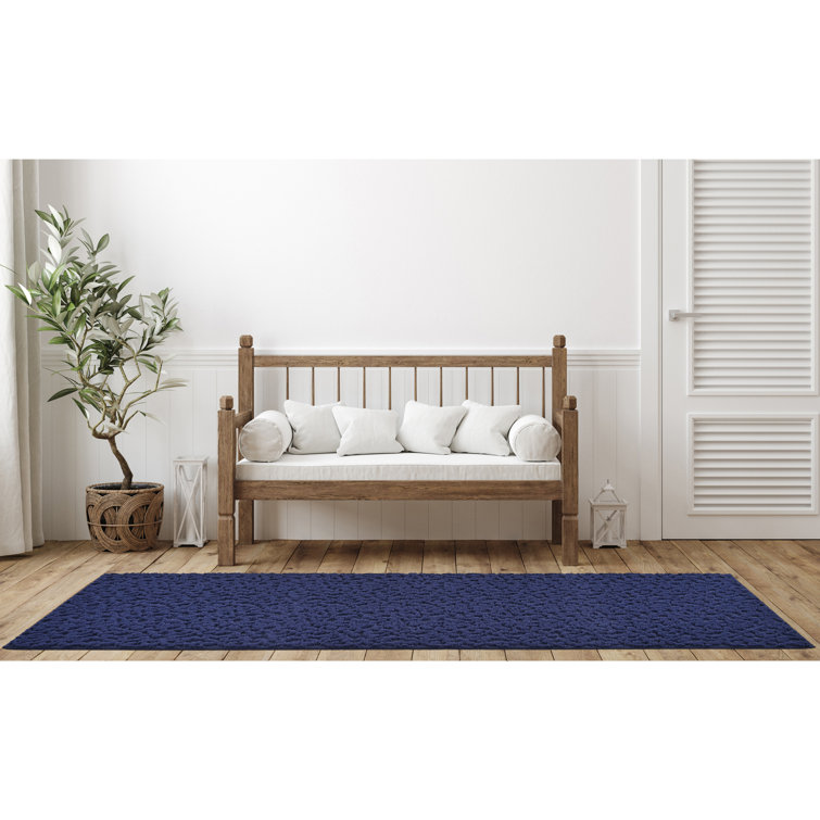 Ebern Designs Ivy. Area Rug Navy