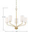 Lustre classique à 5 lumières à abat-jour Kautz-1001491304