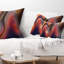 Coussin lombaire abstrait avec une belle texture de couleurs