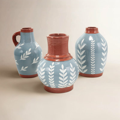  3 Piece Ceramic Table Vase Set