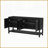 U-Style MDF Coffee Table for Living Room &amp; Study, 4-Door Spacious Storage &amp; Easy Assembly-1940301744