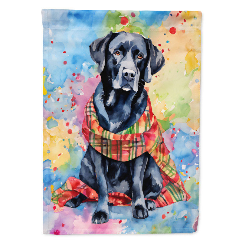 Drapeau de jardin en polyester à 2 faces, H 40 po x l 28 po