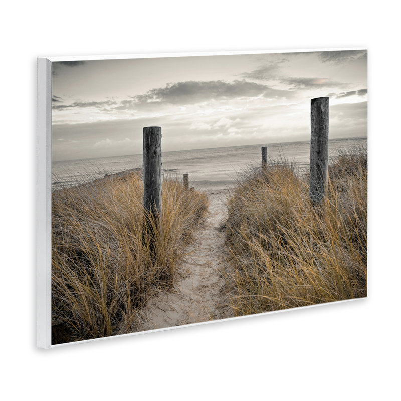 Plaque murale Stormy Beach Day, design par Assaf Frank, H 10 po x l 15 po