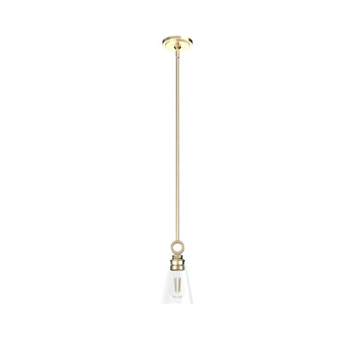 Klein 1 Light Glass Cone Pendant