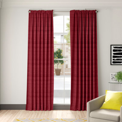 Alaw Room Darkening Curtain Single Panel