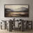 Neutral Brown Artwork, Abstract Mountain Landscape Wall Pictures, Giclee Canvas Digital Print Extra Large Framed Wall Art-111652390-111652391