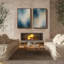 Art mural encadré, rétro, antique, classique pour chambre à coucher - 24 po x 36 po x 2 panneaux-475267530-475267528