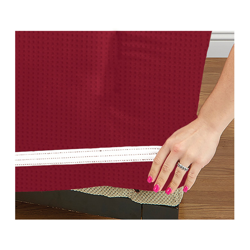 T-Cushion Dining Chair Slipcover, Burgundy