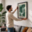 Tropical Leaf Forms Botanical - Framed Print-1759451057-1759451070