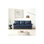 Canapé Chesterfield classique avec similicuir, garniture cloutée argentée, structure en bois massif