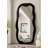French-Style Retro Irregular Velvet Bagged Frame Three-In-One Full-Length Mirror-117659179