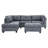 Ridwan Reversible Modular Sofa & Chaise with Ottoman-29210439-100089226