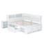 Bed-With Drawers, Bookcase And Storage Cupboard-123854090-123854093