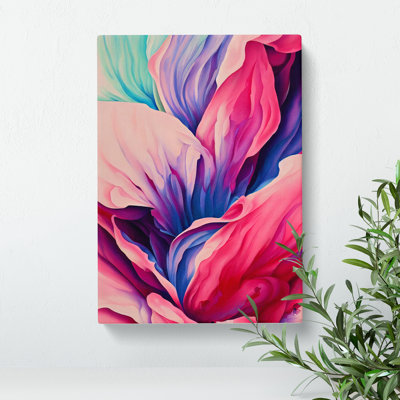 An Abstract Flower No.3 Abstract - Wrapped Canvas Print