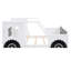 Lit plateforme double classique en forme de voiture avec roulettes-935389639
