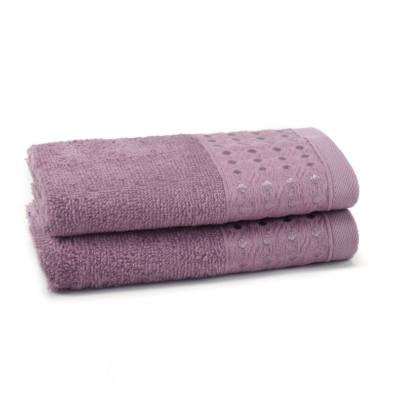 Petek Turkish Cotton Washcloths, Damson