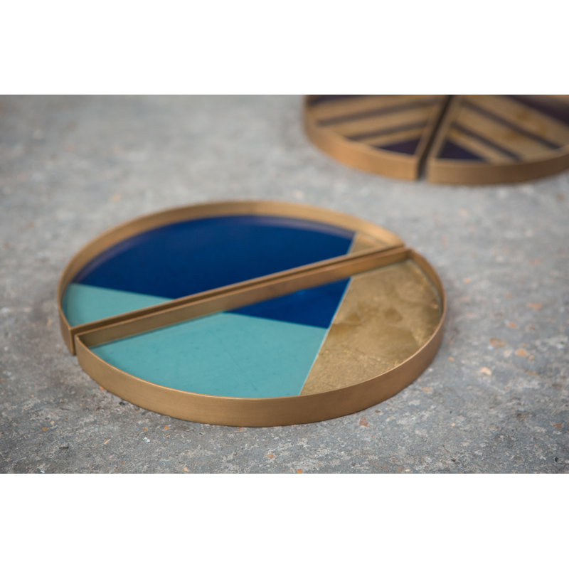 Gilded Layers Decorative Tray