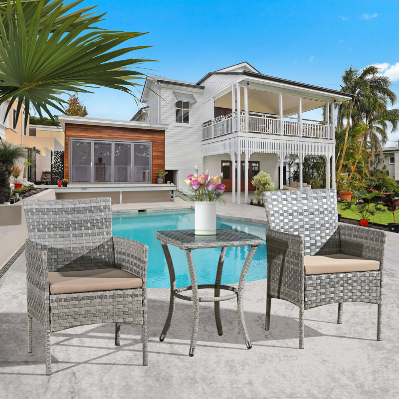 Sechura 2 Seater Rattan Conversation Set