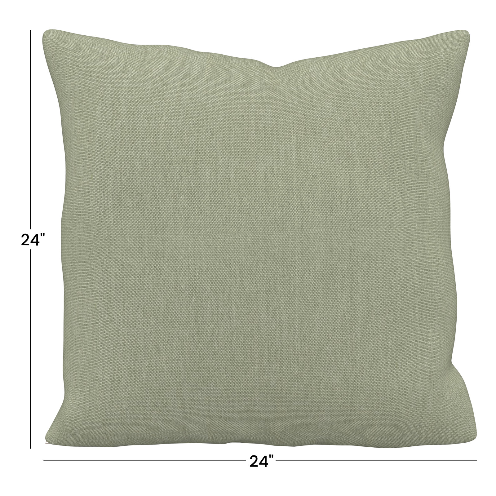 Gabi Indoor/Outdoor Throw Pillow, Square 24", Green