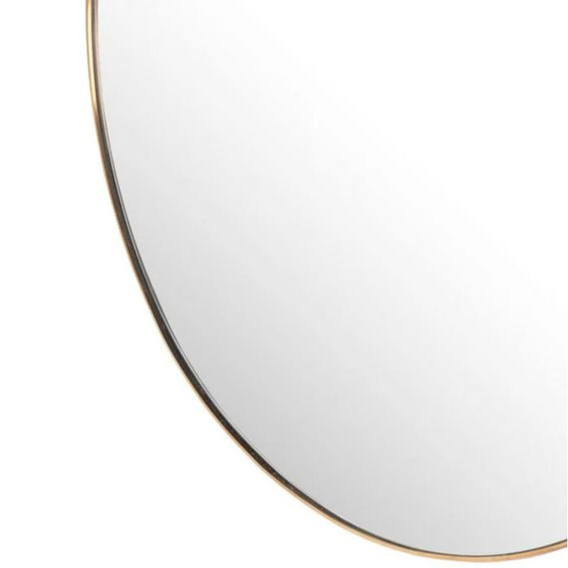 Hugo Round Wall Mirror, Gold, 60" x 60"