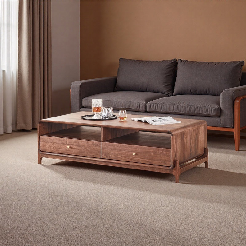 Table basse moderne de style médiéval