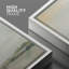 Décoration murale abstraite minimaliste contemporaine nordique de couleur grunge-97558246-97558244