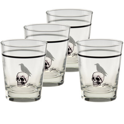 Fiesta Halloween Icons 15-Ounce Tapered DOF Glass Set of 4