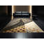 Tapis d'astrologie douce et moelleuse de style art déco brun et beige-1300605385