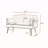 CREAM WHITE  2 SEATER SOFA