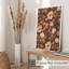 Impression florale d'automne sans cadre