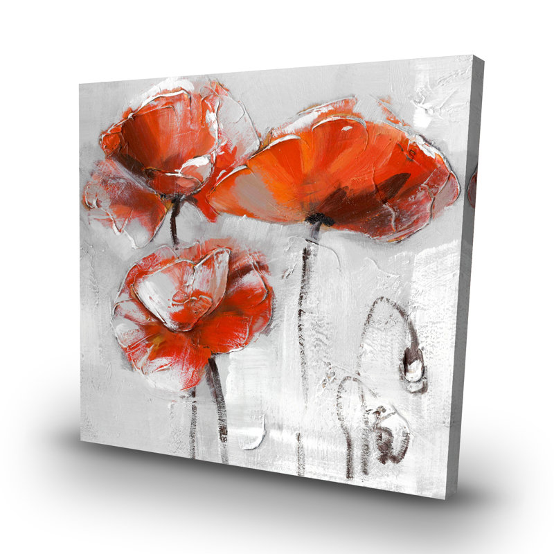 flowers - 32"x32" art on canvas
