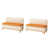 Orange/Off White