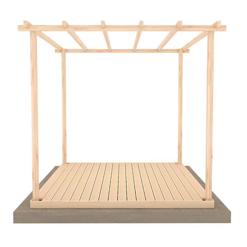 Ivy Garden Pergola with Decking