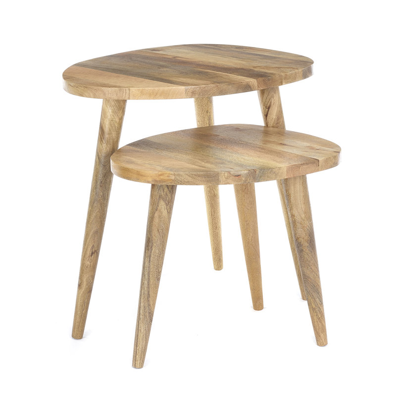 Delmonte Solid Wood Nesting Tables