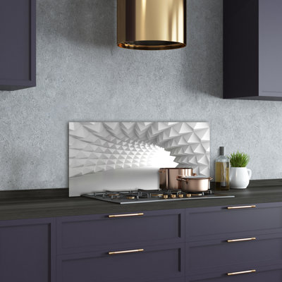 Bab 50cm W x 100cm L Glass Peel and Stick Panel