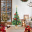 Artificial Christmas Tree with Baubles and LEDs Green 2 ft