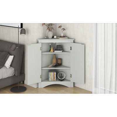 Armoire de salle de bain autoportante Modern Dontrel