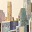 « new york city horizon », impression