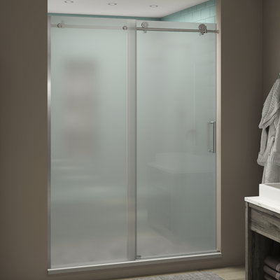 Coraline XL  68 W x 80 H Single Sliding Frameless Shower Door