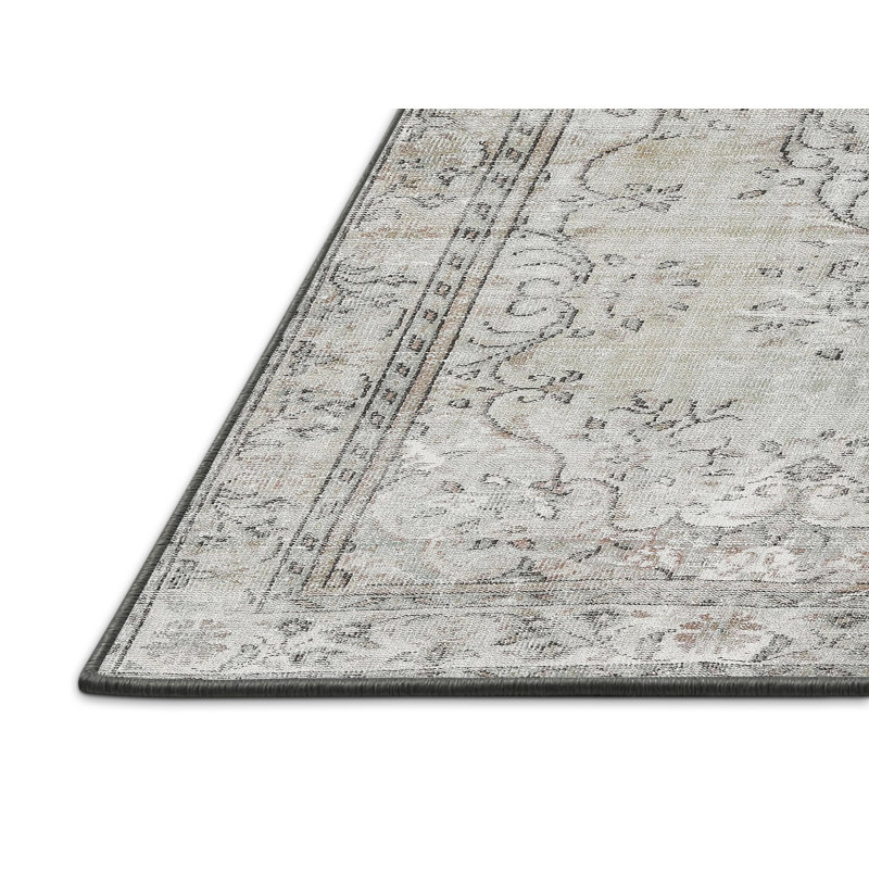 Tapis gris zone contemporaine, Rectangle 6 pi x 9 pi
