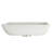ANZZI 15.8'' White Glass Square Bathroom Sink