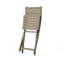 Table d'extérieur de 110 cm (43,5 po) - Bois, résistant à l'eau, plateau à lattes, gris, pliable, construction en bois, design, longueur, gris
