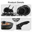 19 - Piece Non-Stick Aluminum Cookware Set