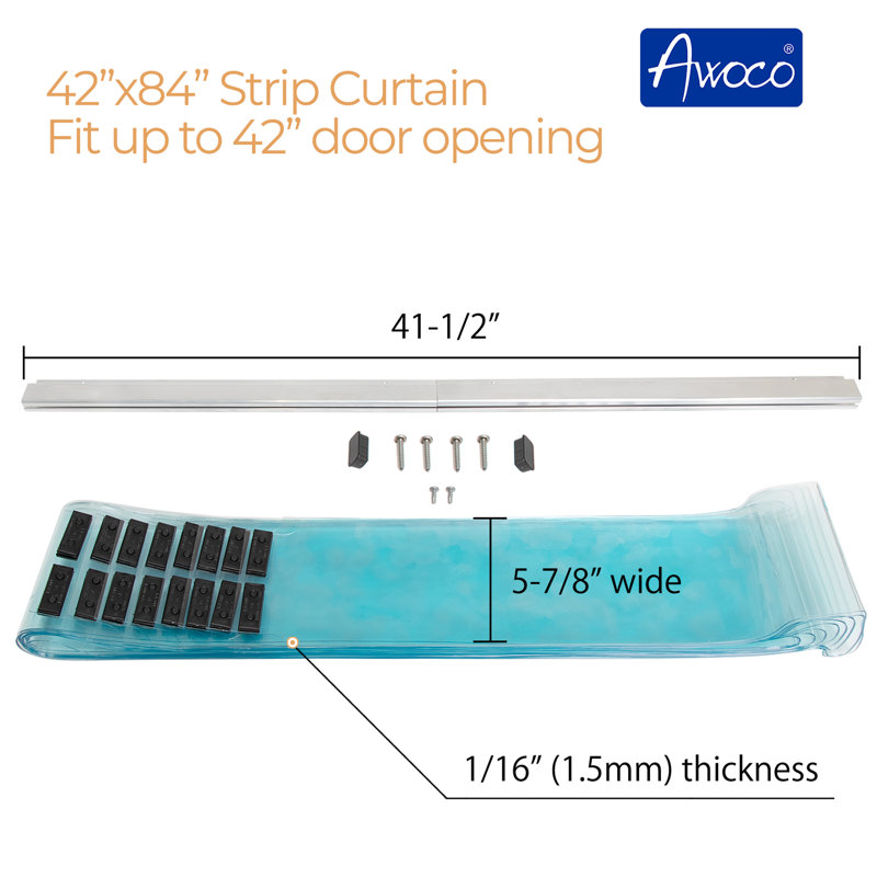Vinyl Slide-In Strip Curtain