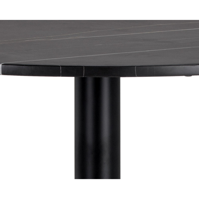 Massie Round Marble Dining Table, Bar Height (41.5" Height)