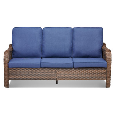 71'' Wicker Outdoor Sofa