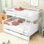 Lit superposé simple en bois 2 tiroirs pour enfants Ciaria-325528347