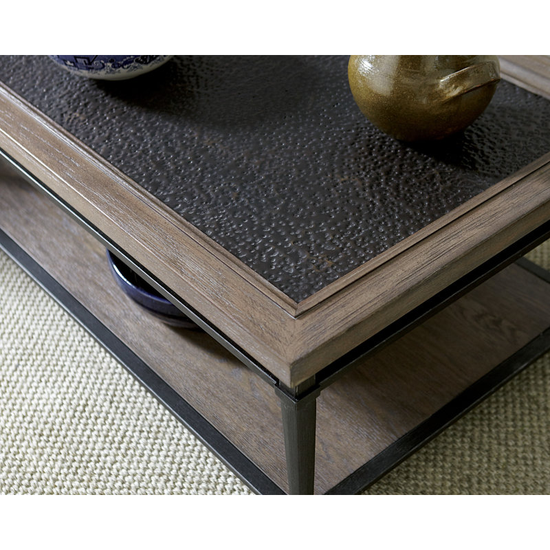 Table basse à 4 pieds avec rangement Safran