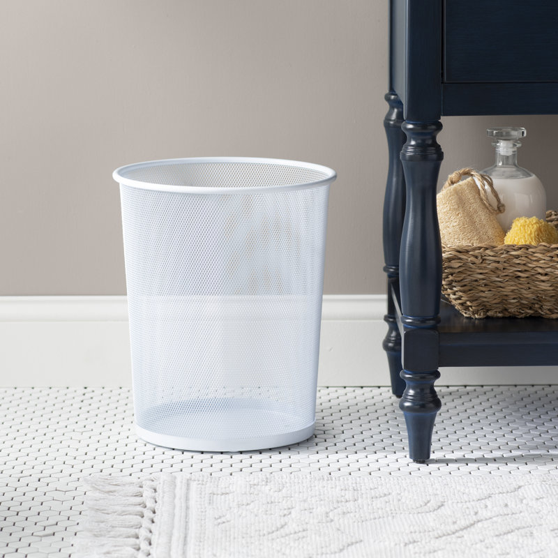 Corbeille pour déchets 4 gallons, Blanc
